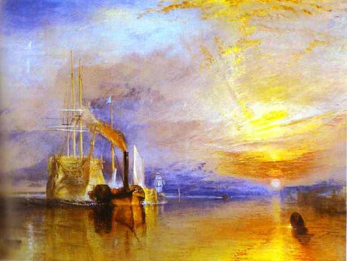 J.M.W. Turner Fighting Temeraire Tugged to Her Last Berth to Be Broken up China oil painting art